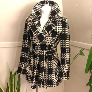 Plaid Peacoat